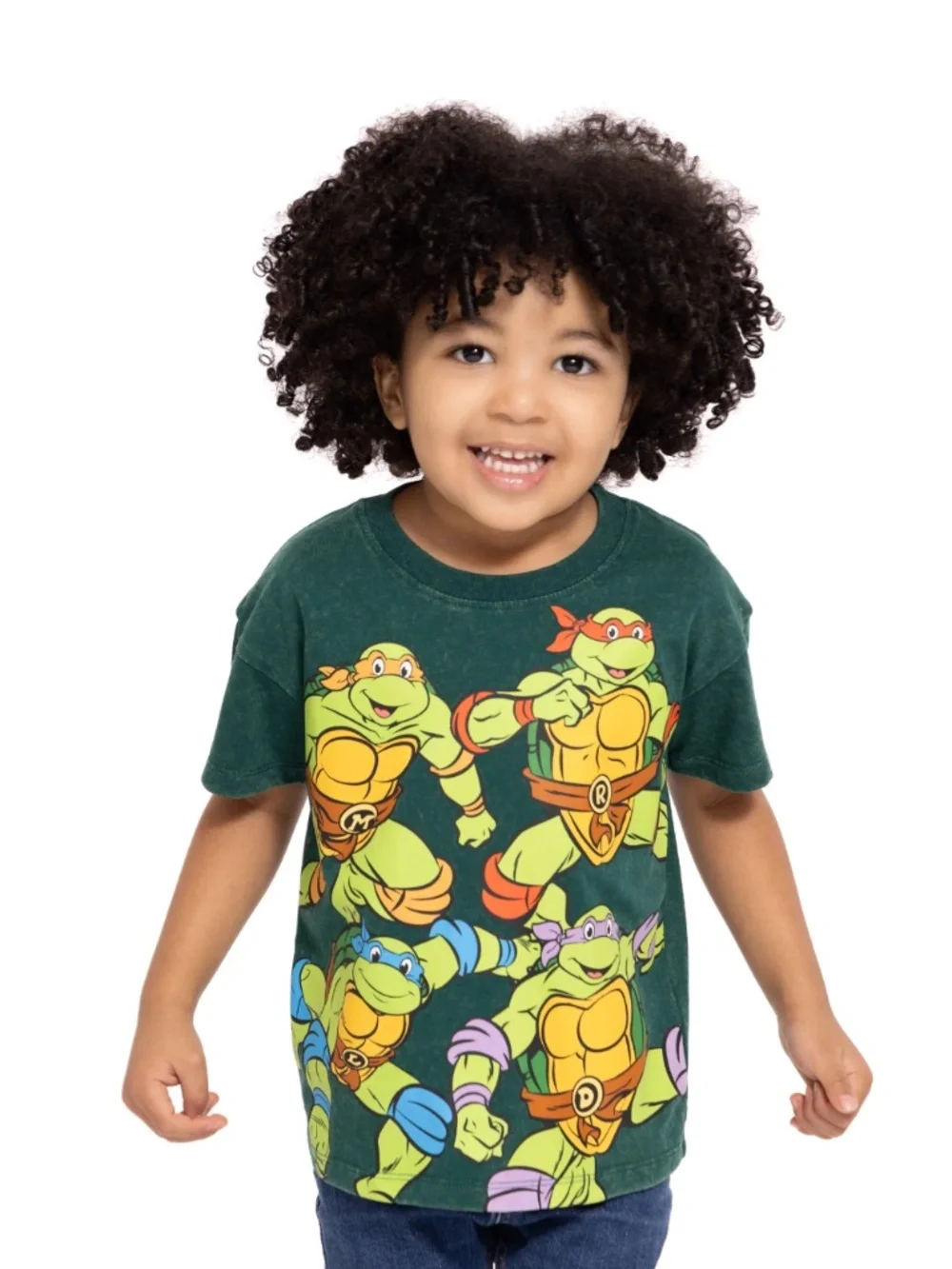 Teenage Mutant Ninja Turtles Boys Green Tee Shirt Size 5T NWT